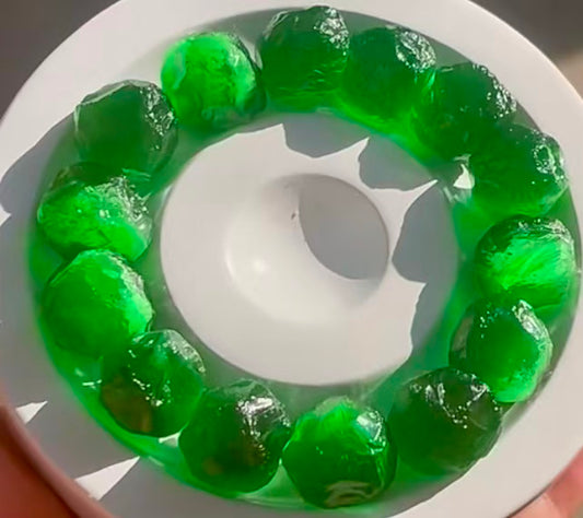 Imperial Jade Green Crystal Bracelet – The Emblem of Luck, Nobility & Eternity product photo