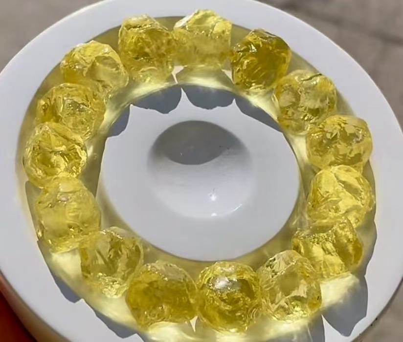 Lemon Yellow Citrine Beaded Bracelet – Liquid Sunshine for Instant Wealth Magnetism product photo