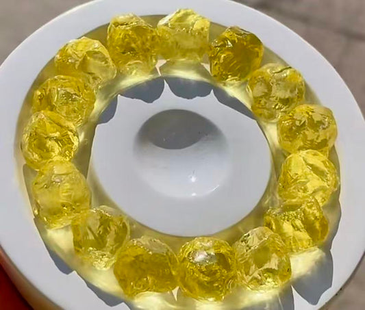 Lemon Yellow Citrine Beaded Bracelet – Liquid Sunshine for Instant Wealth Magnetism product photo