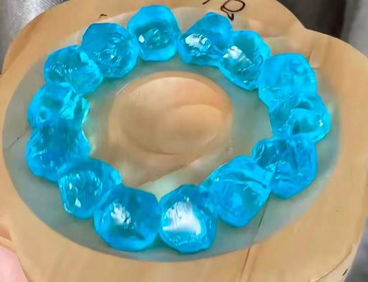 Maldives Blue Aquamarine Bracelet – The Soul’s Compass to Tranquility product photo