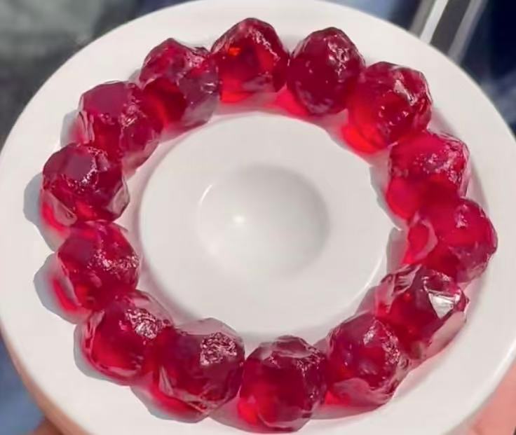 Pigeon’s Blood Red Crystal Bracelet – The Essence of Passion & Unconditional Love product photo